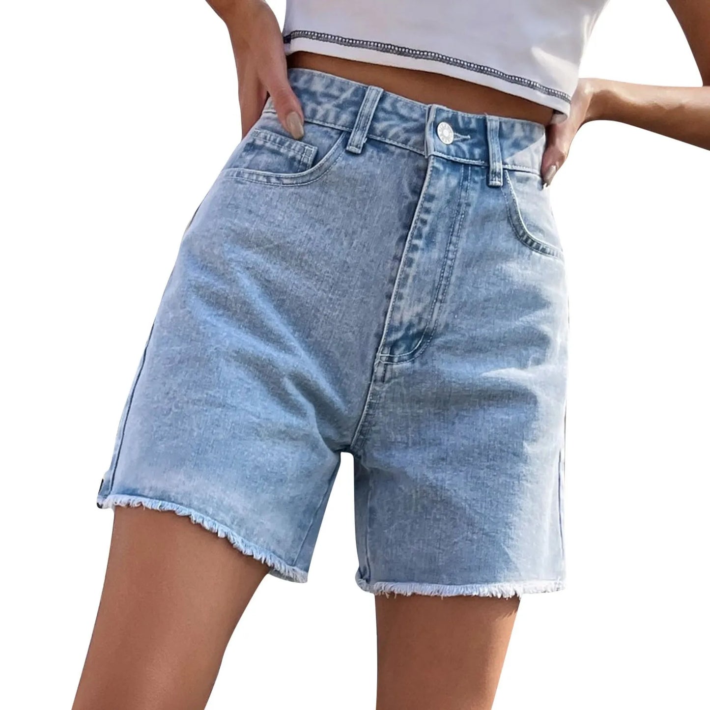 Sexy Ripped Denim Shorts