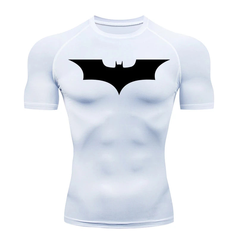 Bat Print Compression Shirts Shirt