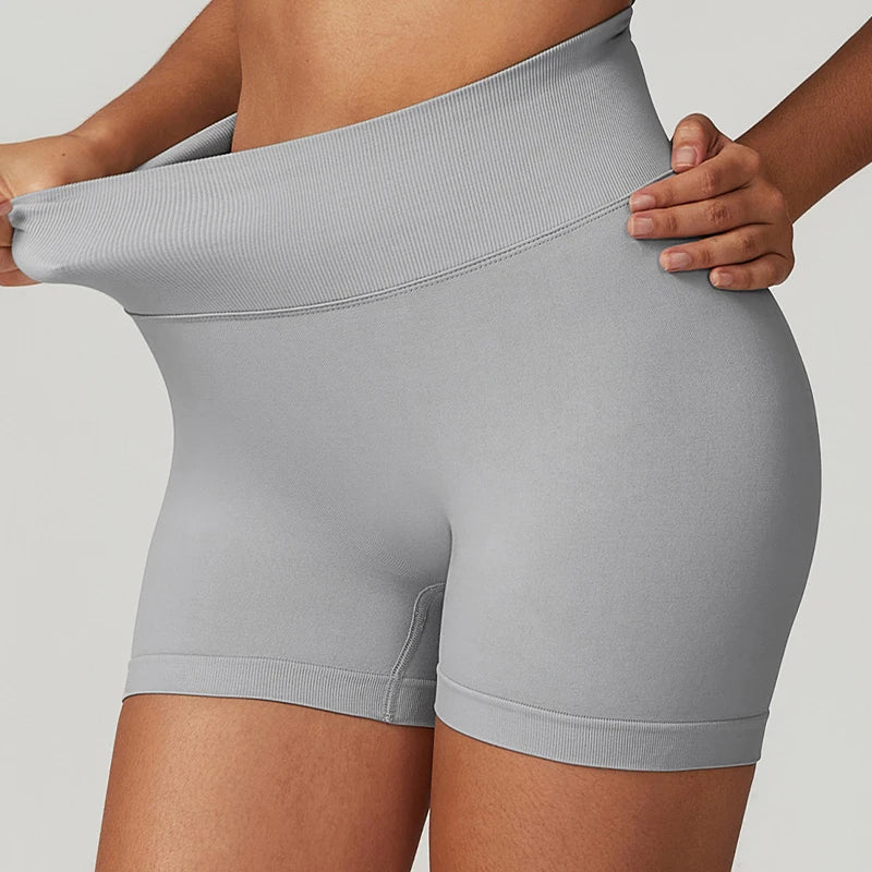 Seamless Buttock Lift Sports Shorts