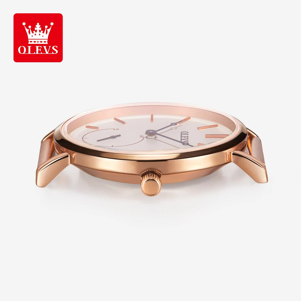 Steel Band Quartz Watch for Women