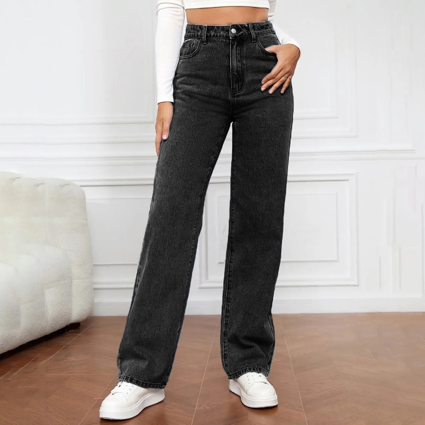 Fashion Straight Leg Trousers