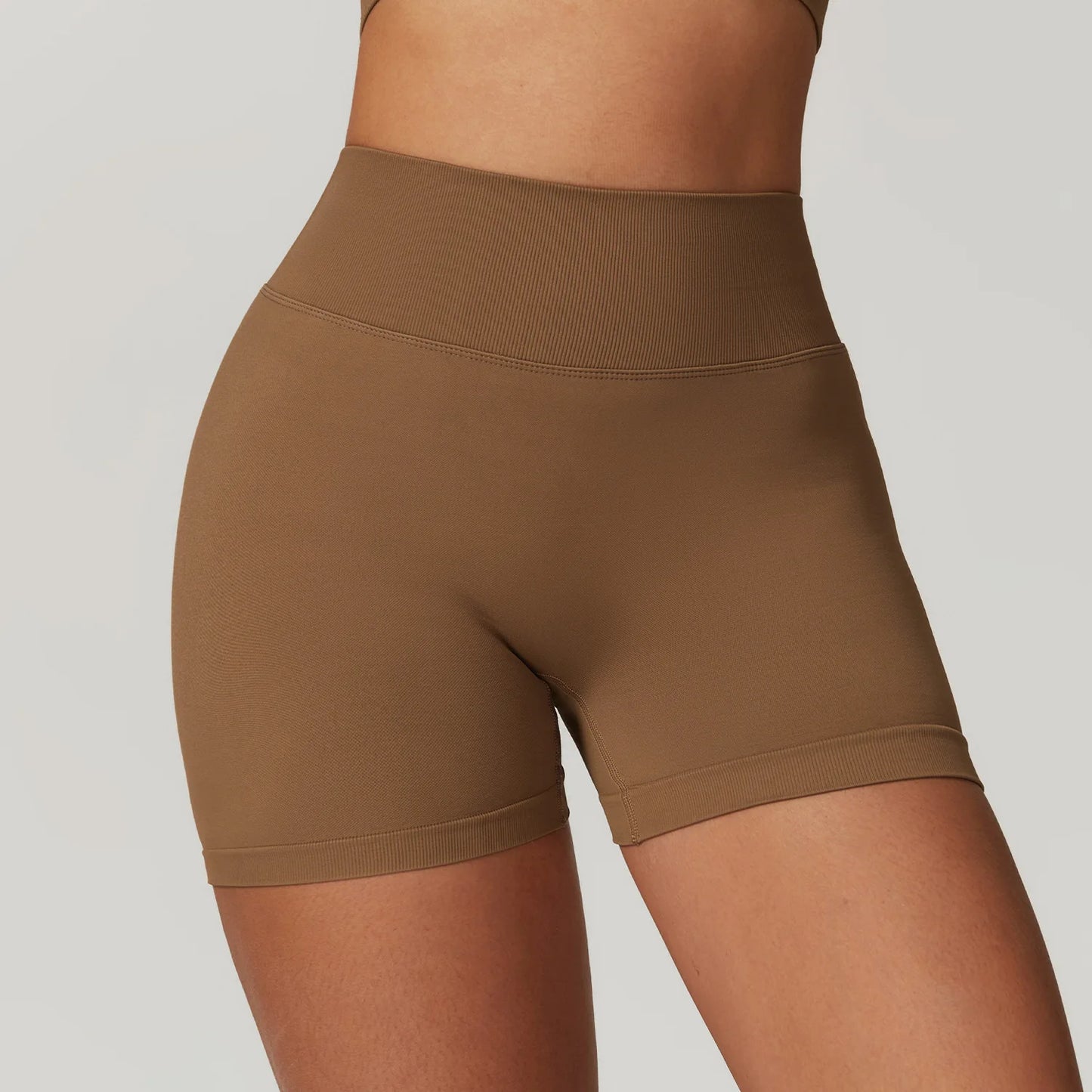 Seamless Buttock Lift Sports Shorts