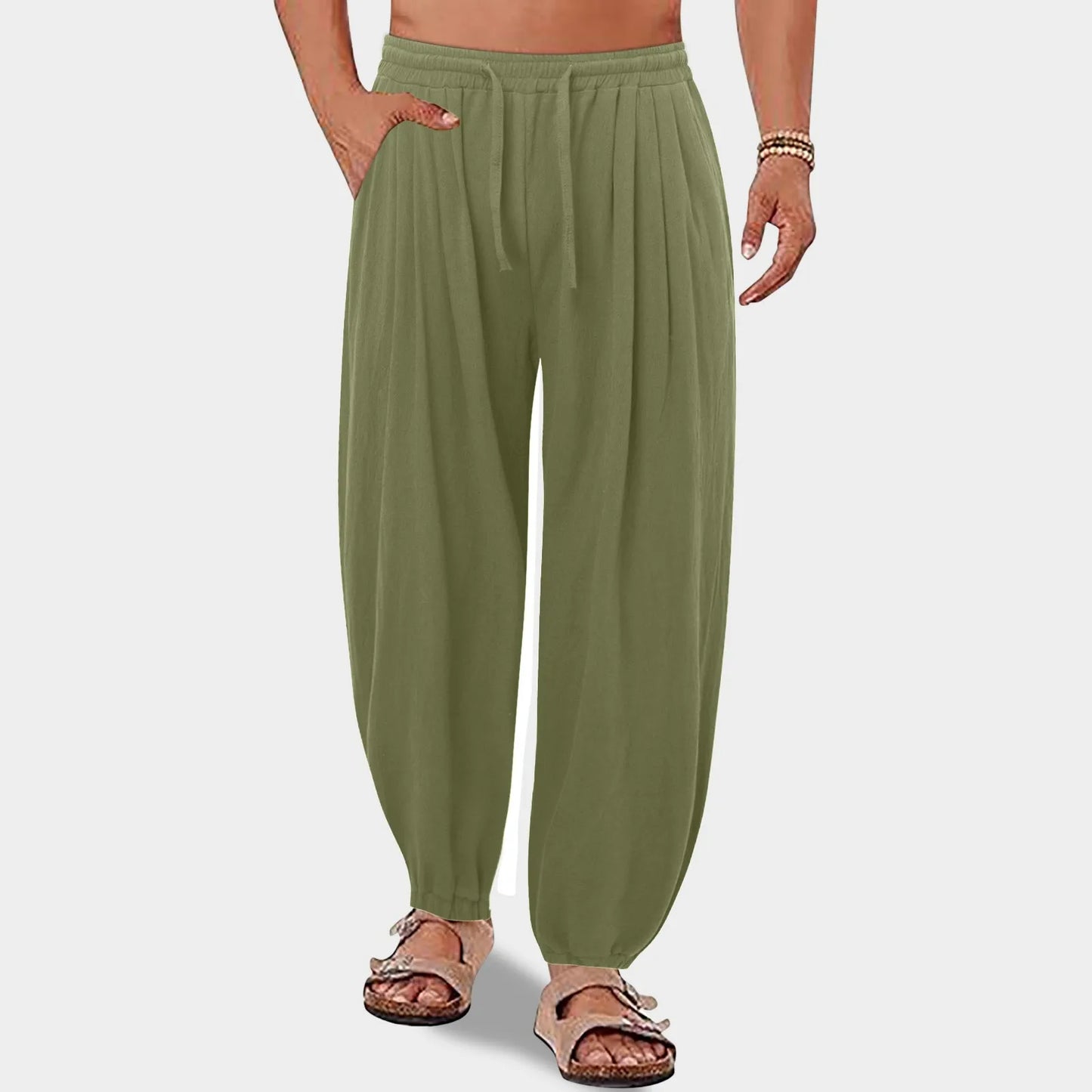 Linen Yoga Pants