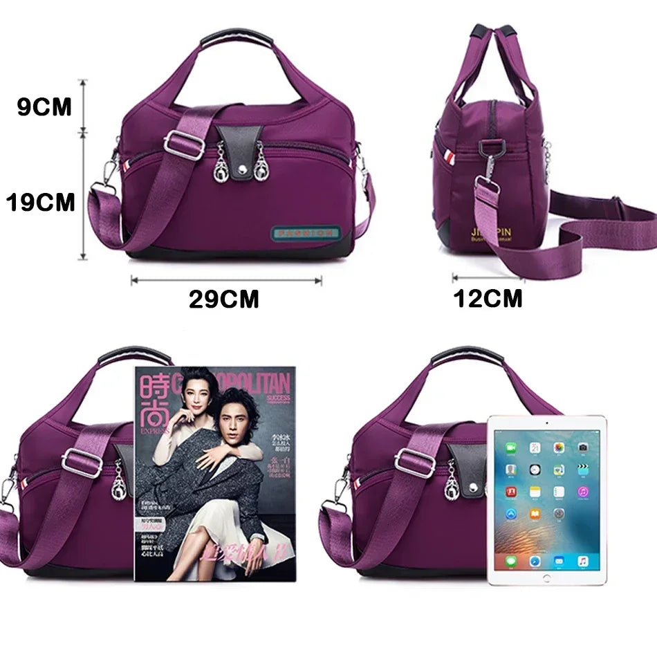 Solid Color Oxford Large Capacity