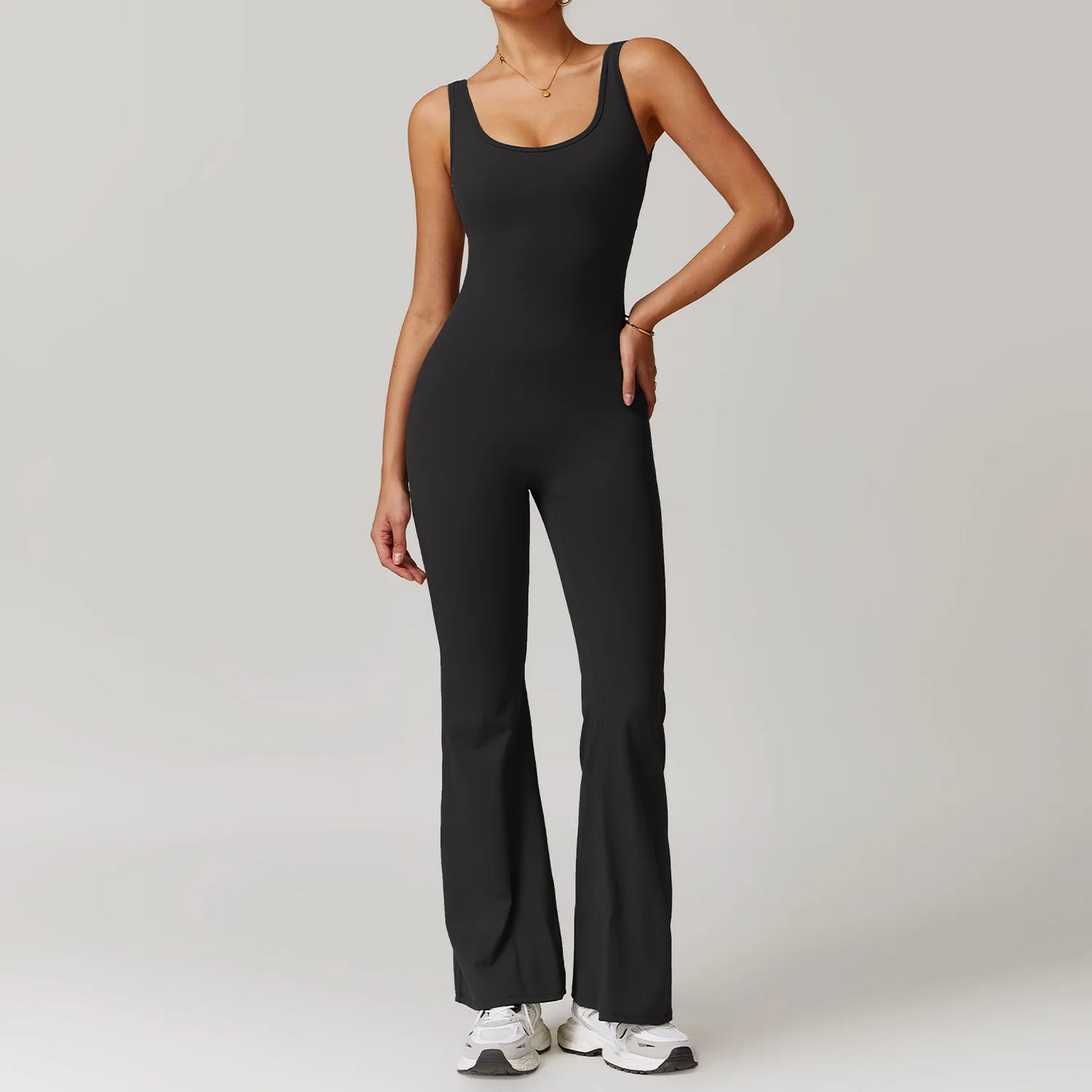 Backless Sports One Piece Jumpsuit