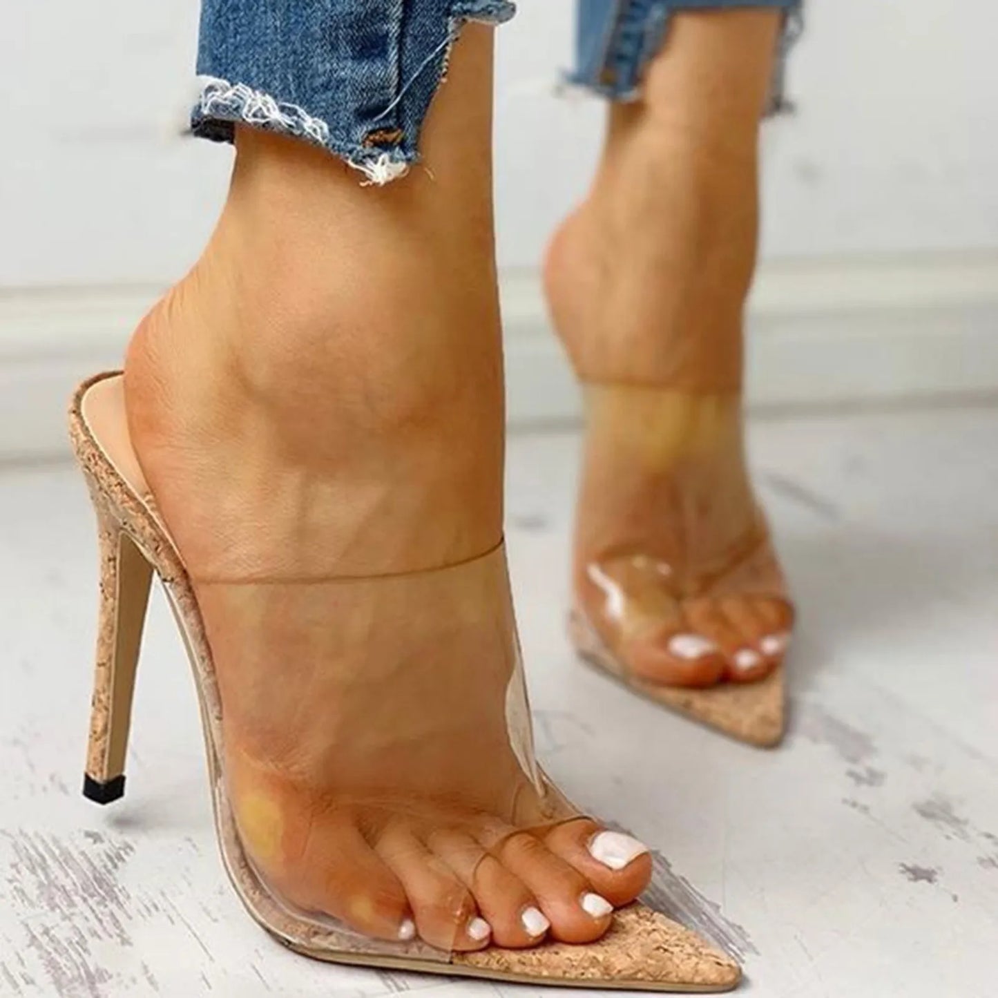 Pointed Toe Sandals Heels