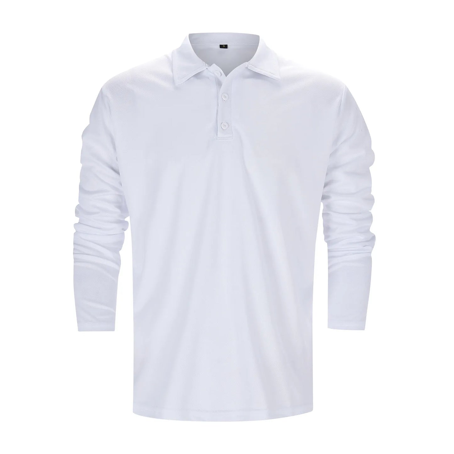 Long Sleeve Polo Blouse