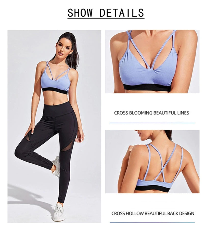 Yoga Bras Cross Vest