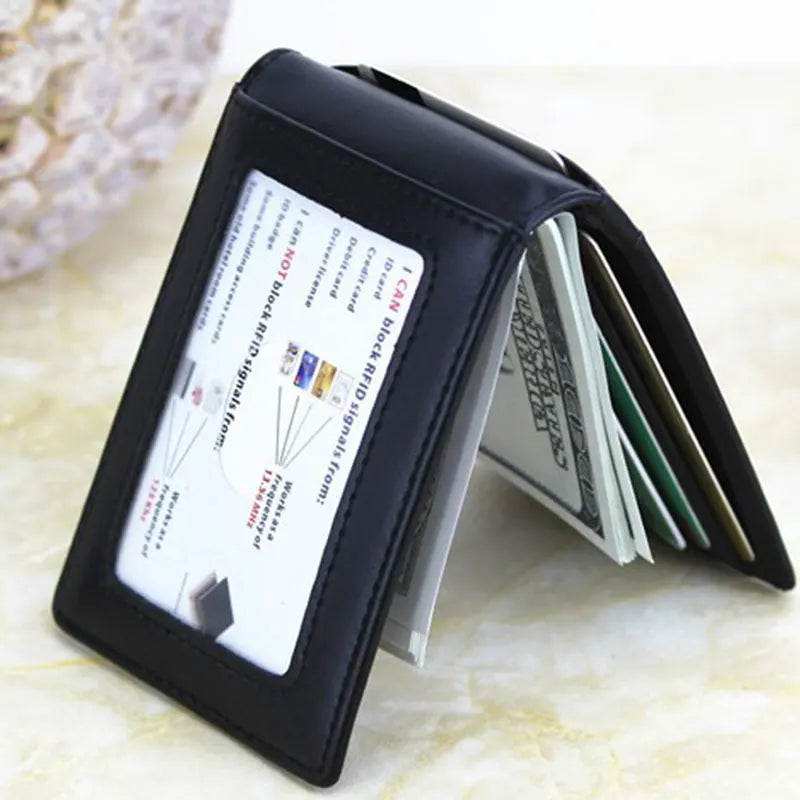 Rfid Leather Slim Bifold