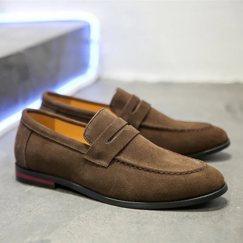 Men's Genuine Suede Leather Shoes