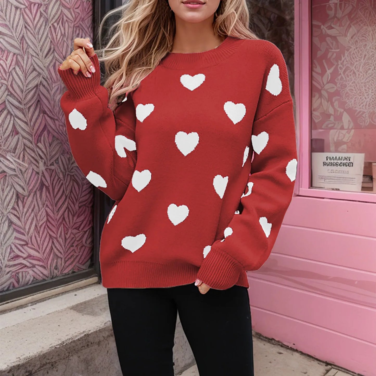 Valentines Day Love Pullover Sweater