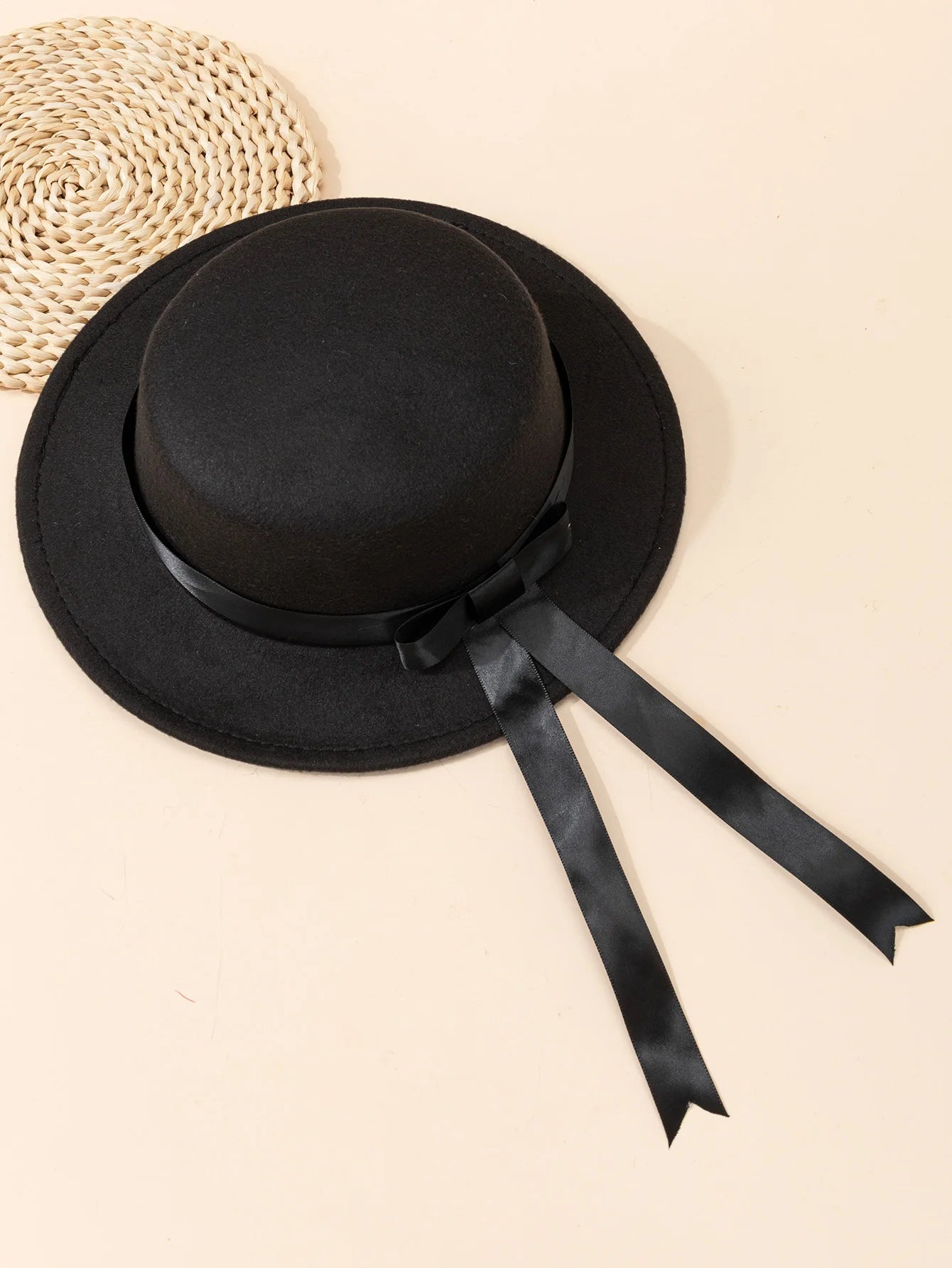 Women's Elegant Flat Top Hat