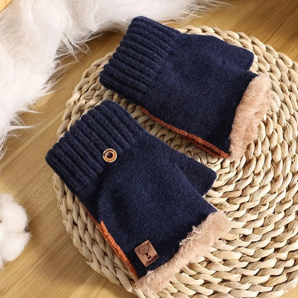 Plush Winter Gloves