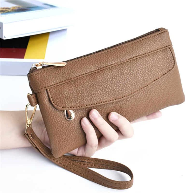 Women's Portable Leather Wallet