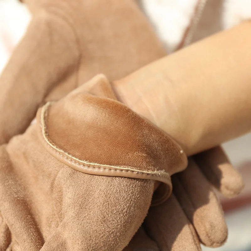 Suede Gloves for Women