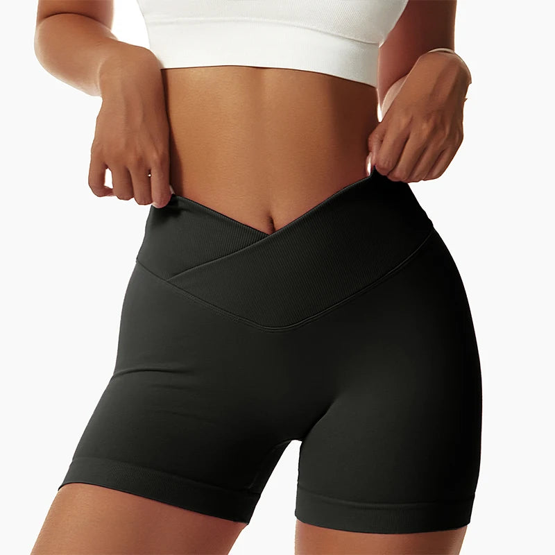 Summer Seamless High Waist Shorts