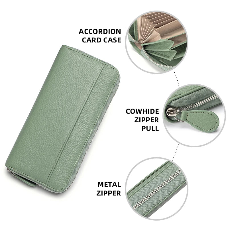 Genuine Leather RFID Wallet