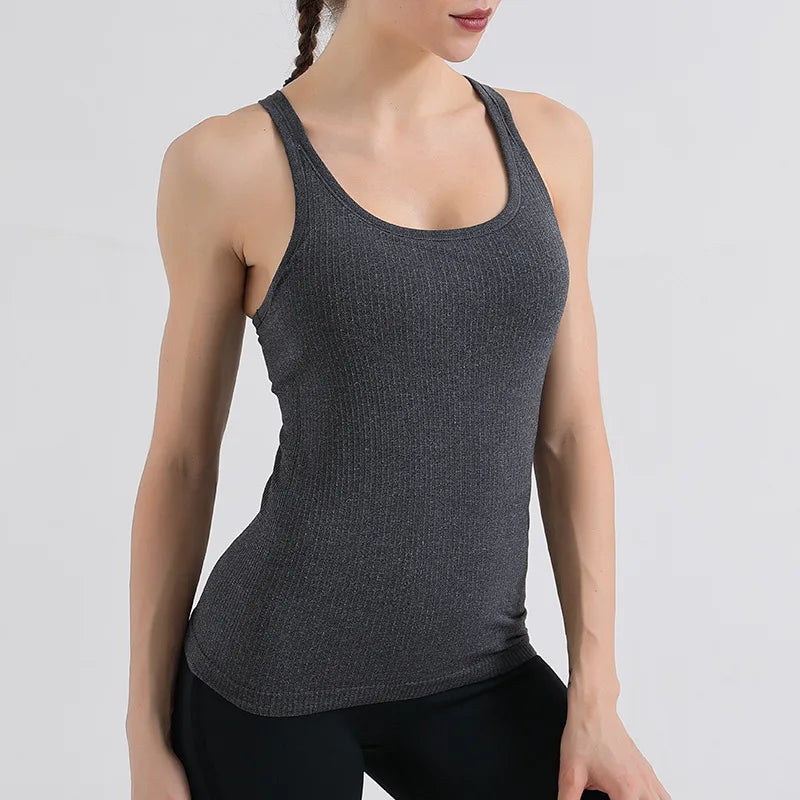 Yoga Vest Casual Crop Top