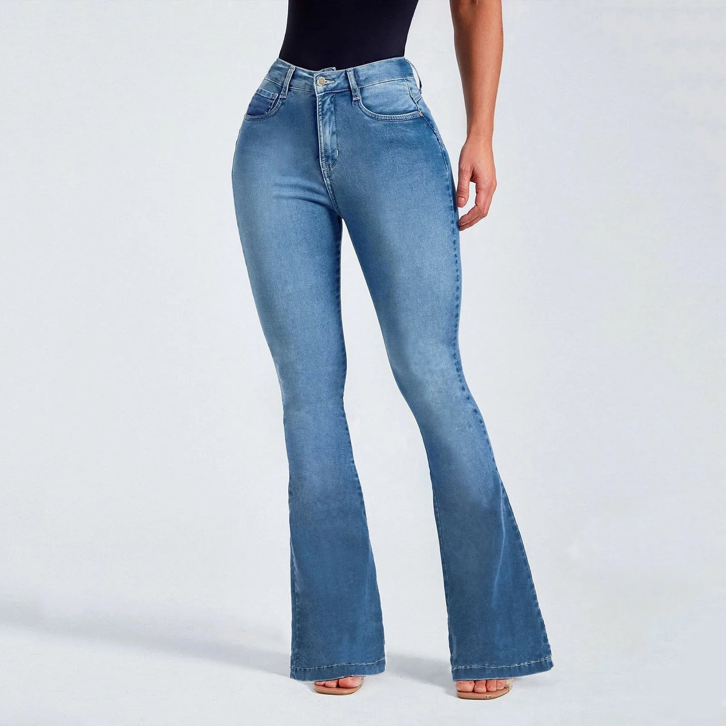 Vintage Flare Bottoms Jeans Trousers