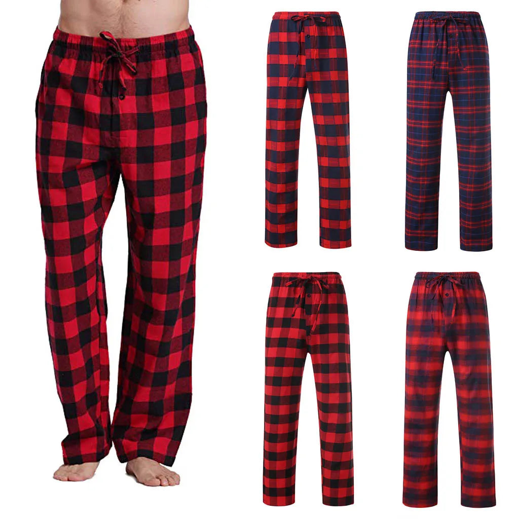 Fashion Casual Plaid Trousers