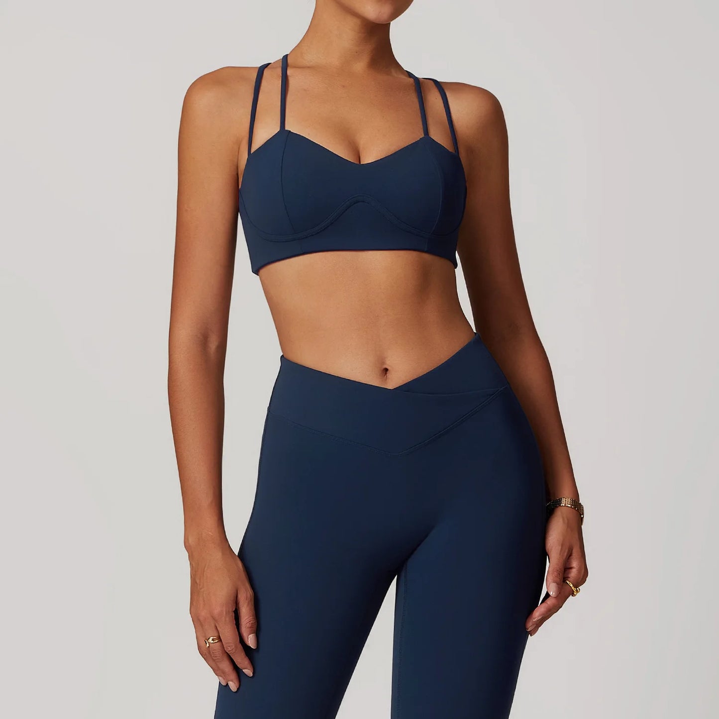 Quick-Dry Yoga Bra Cross Tank Top