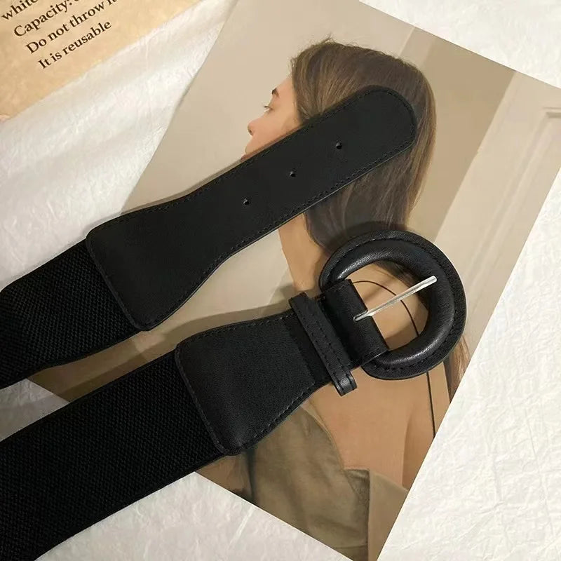 Women's Black Vintage Belt