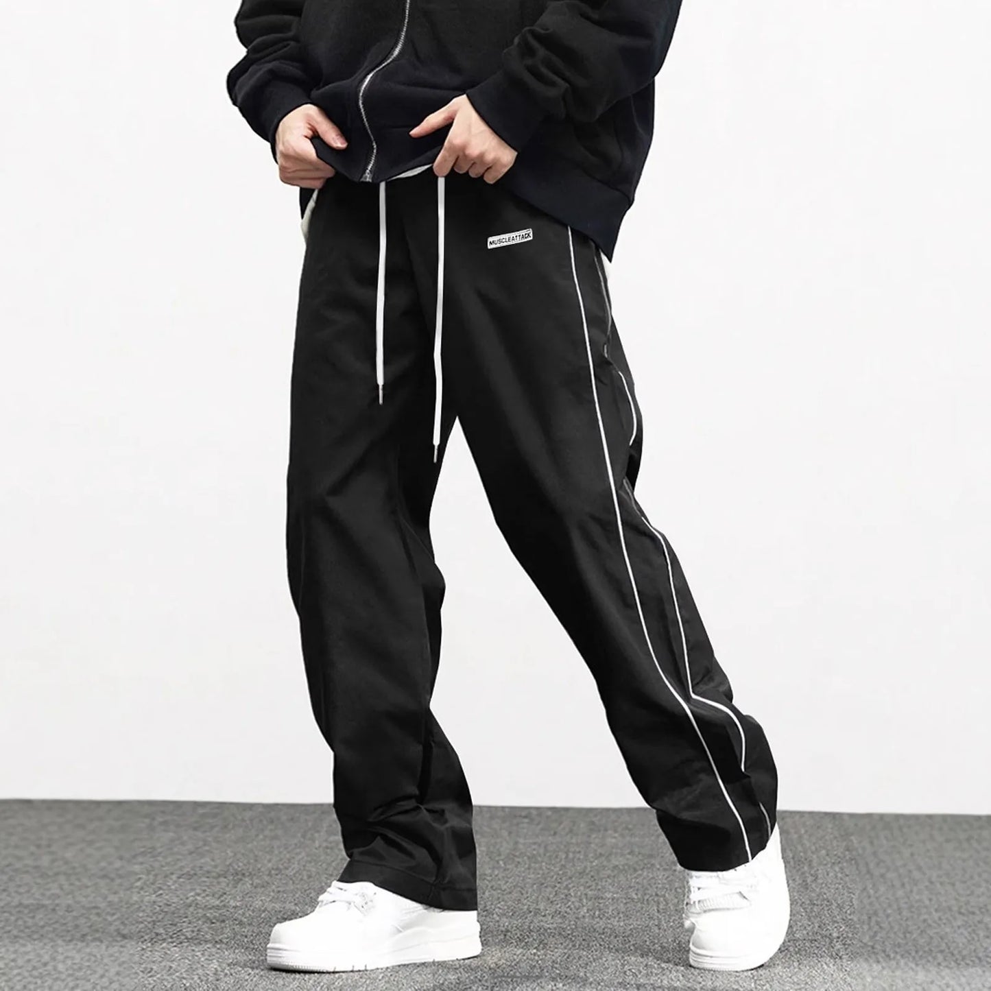 Parachute Baggy Elastic Pants