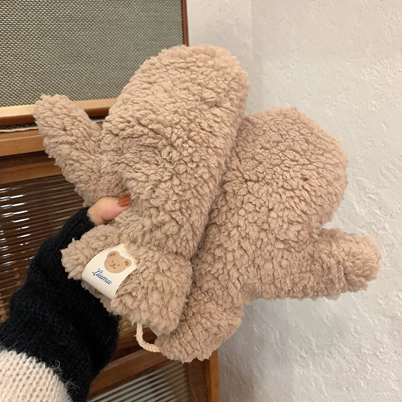 Plush Warm Gloves