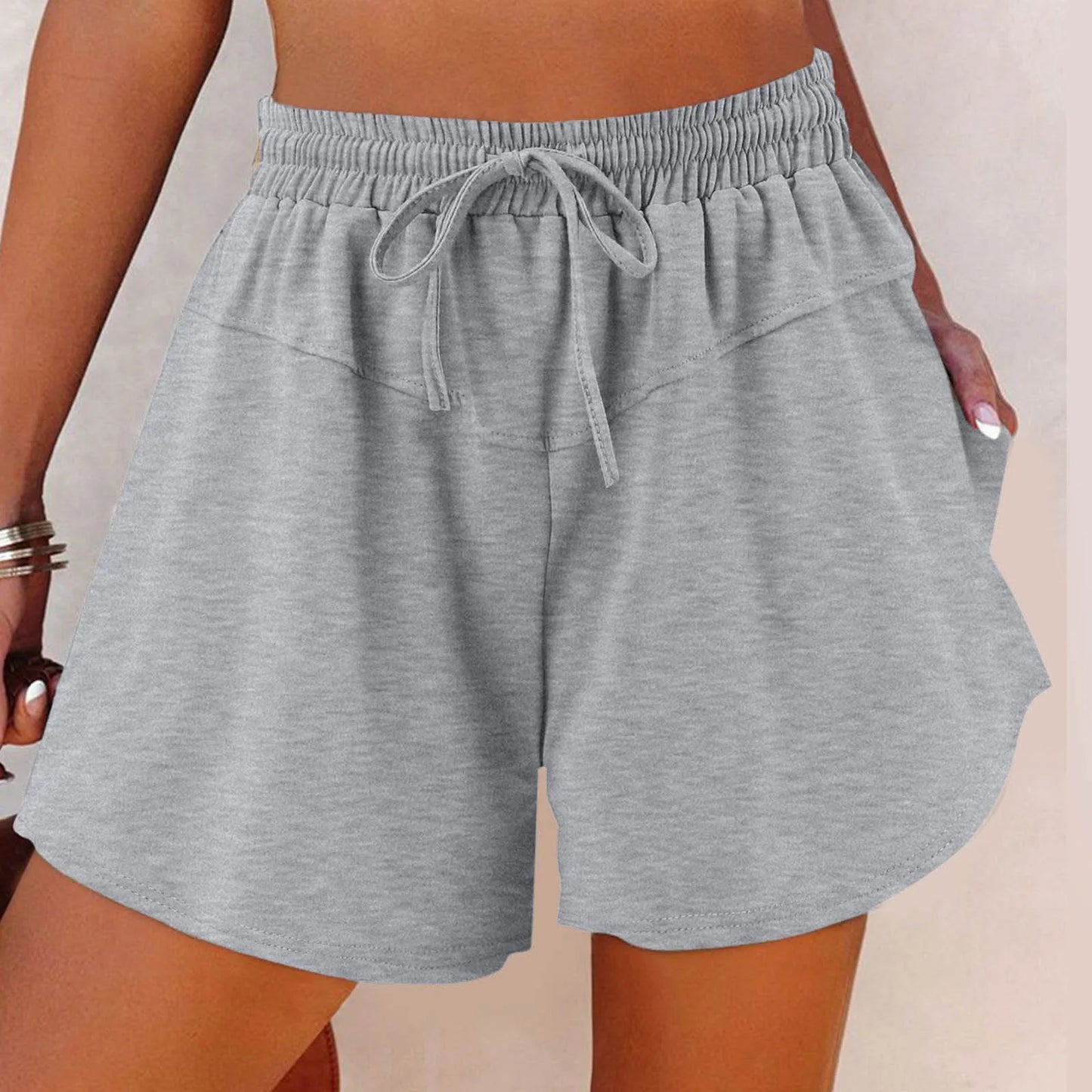 Womens Bohemian Sweat Shorts Summer