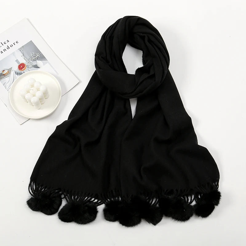 Women's Wool Cashmere Scarf