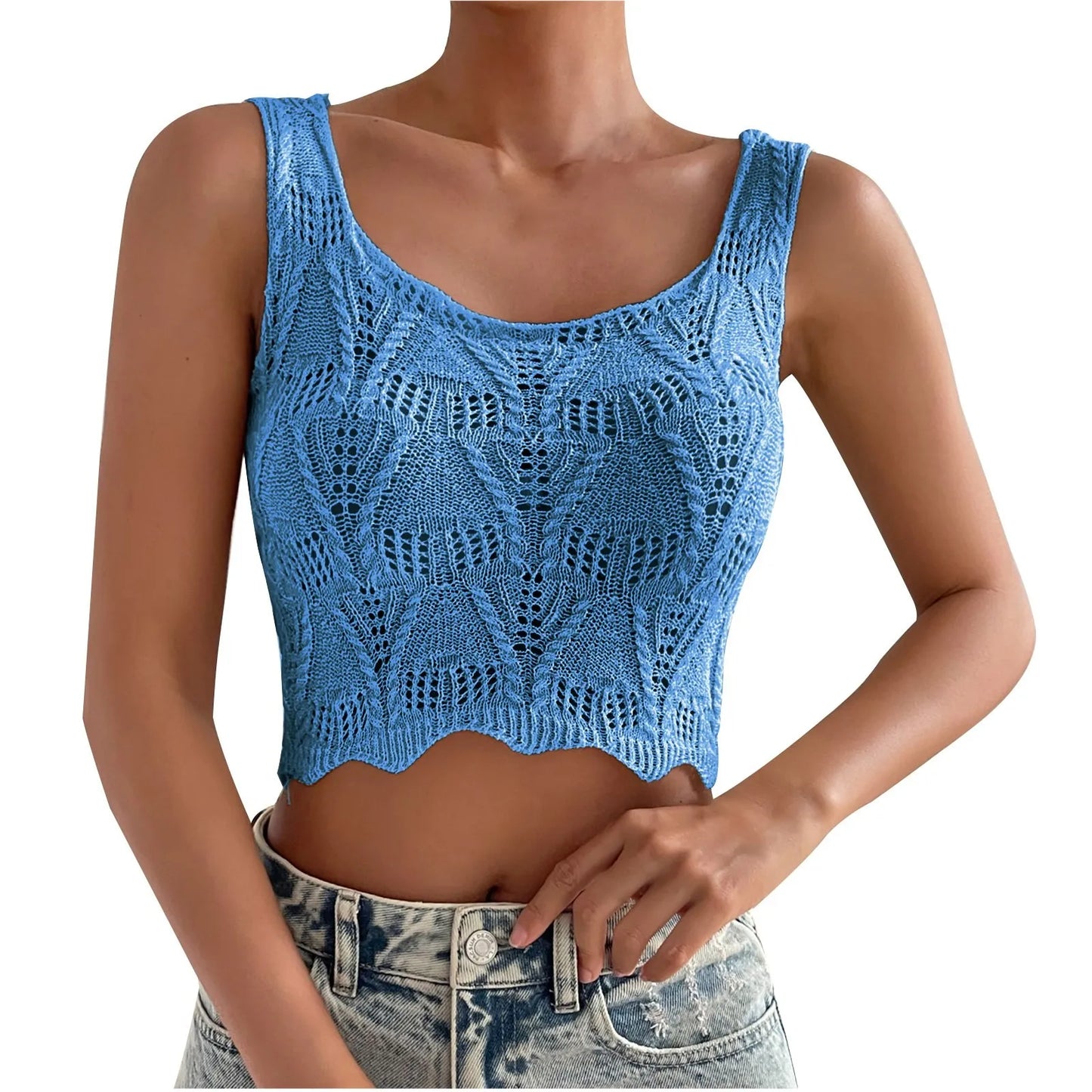 Summer Knitted Cotton Crochet