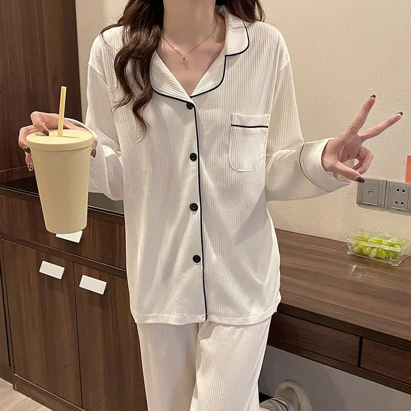 Casual Sleepwear Pyjamas Black