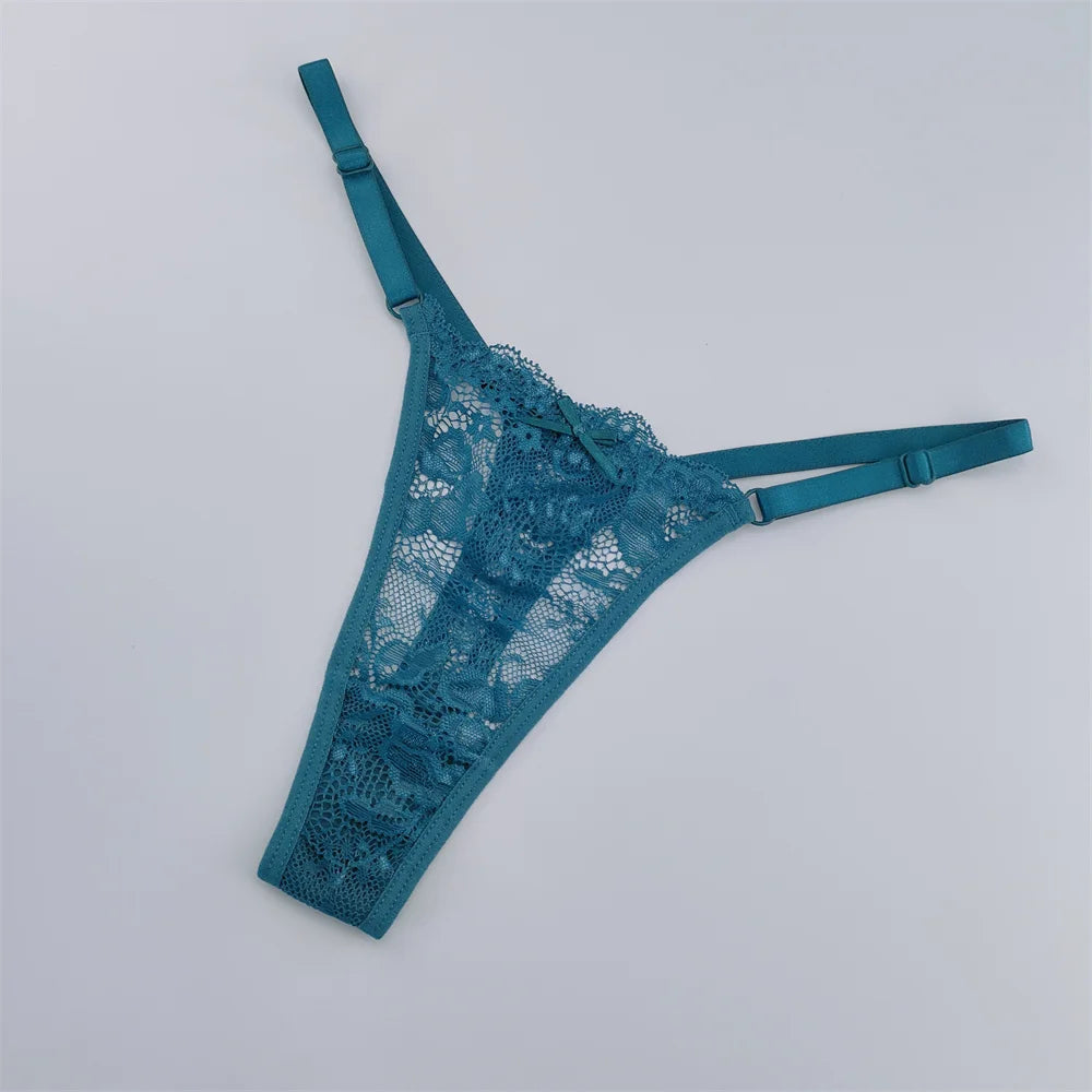 3Pcs Lace Thongs Lace