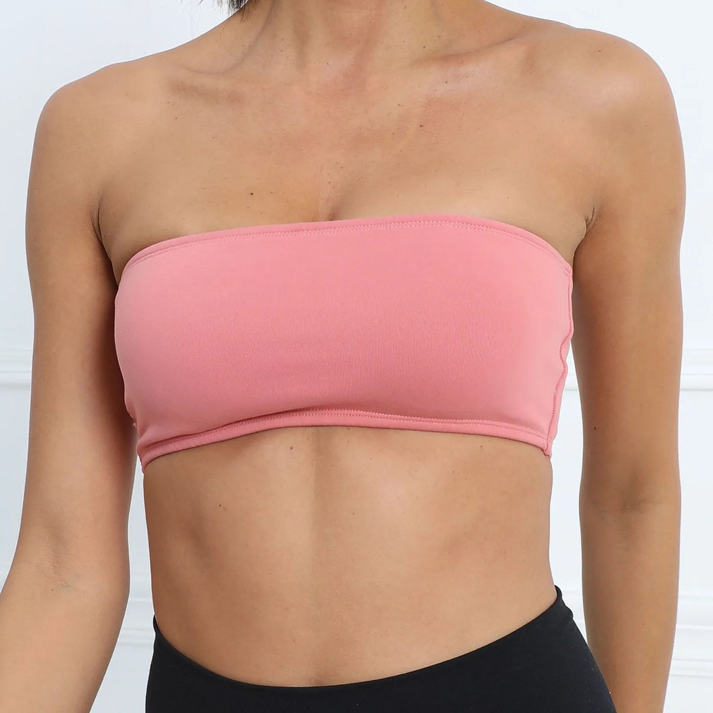 Yoga Bra Strapless Wrapped Chest