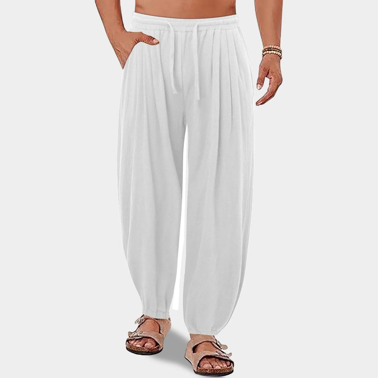 Linen Yoga Pants