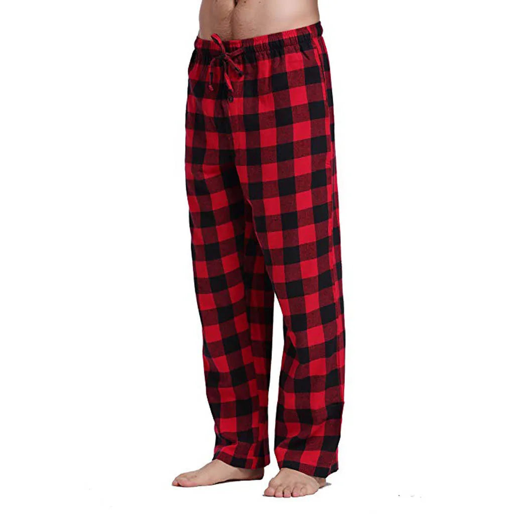 Fashion Casual Plaid Trousers