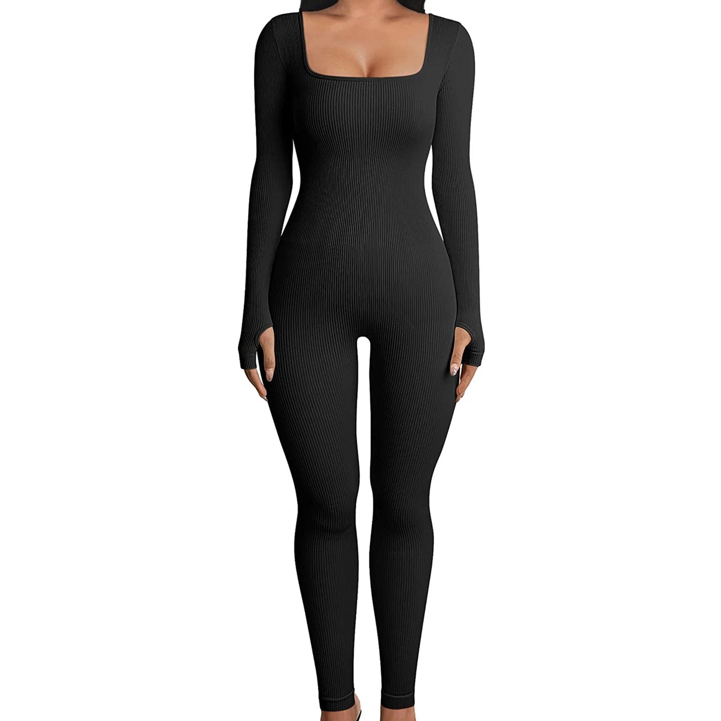 Long Sleeve Yoga Jumpsuit