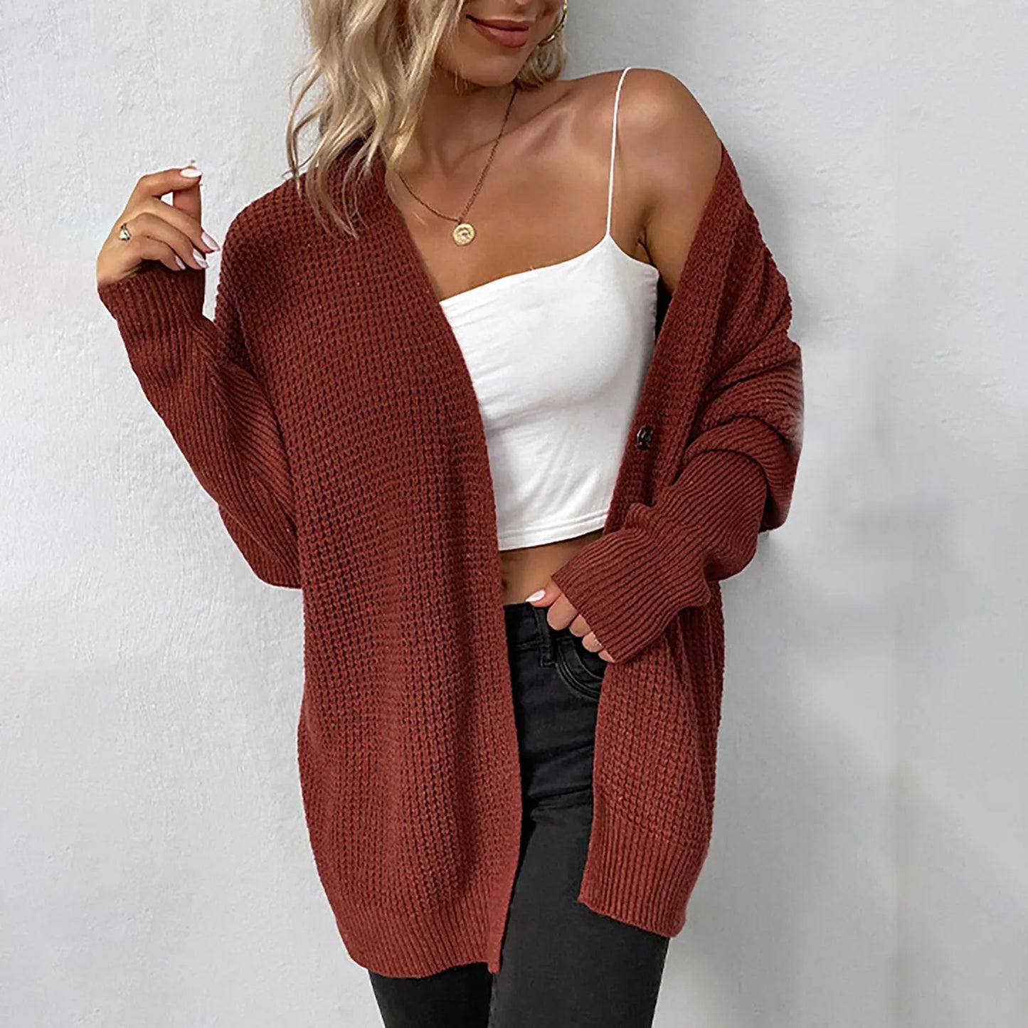 Fashionable Casual Style Cardigan