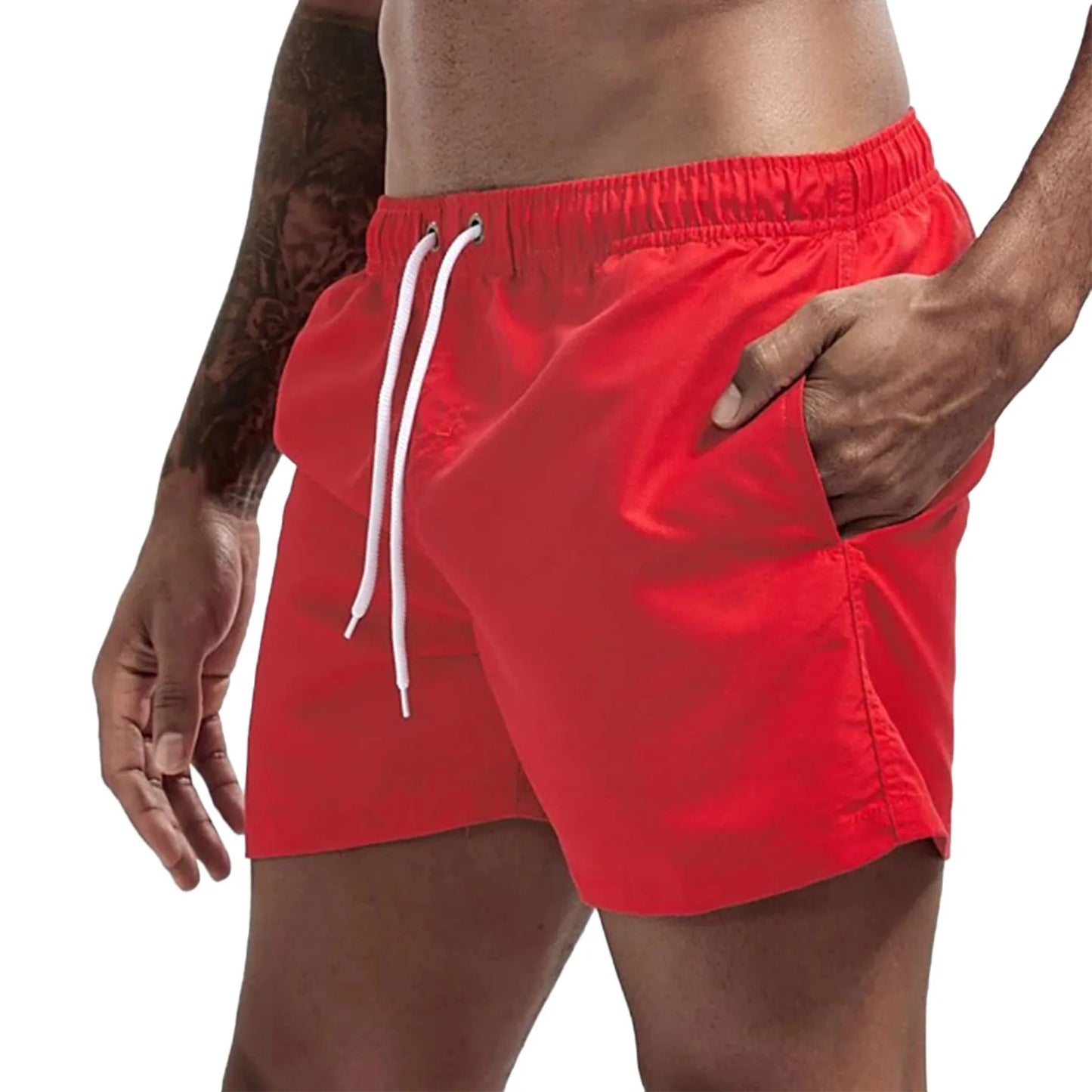 Quick Dry Red Board Shorts