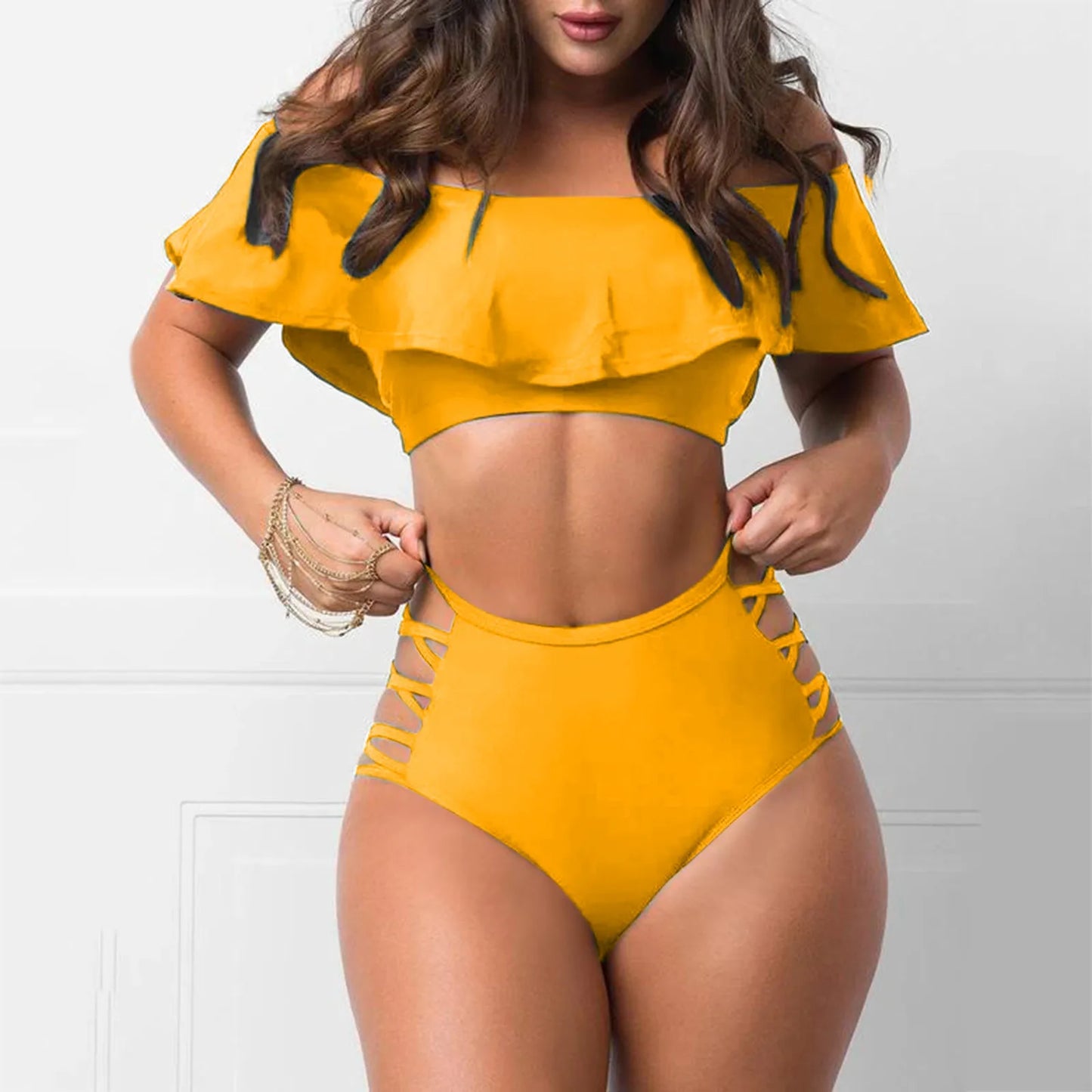 Sexy Off Shoulder Bikini Sets