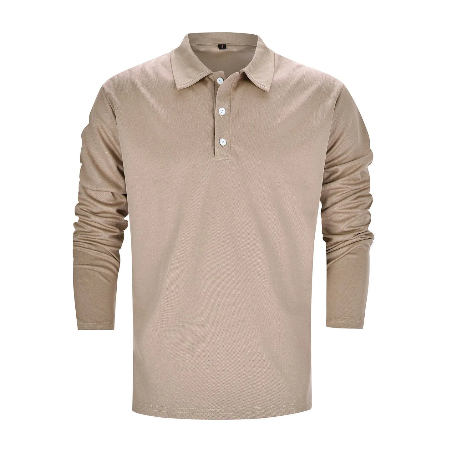 Long Sleeve Polo Blouse