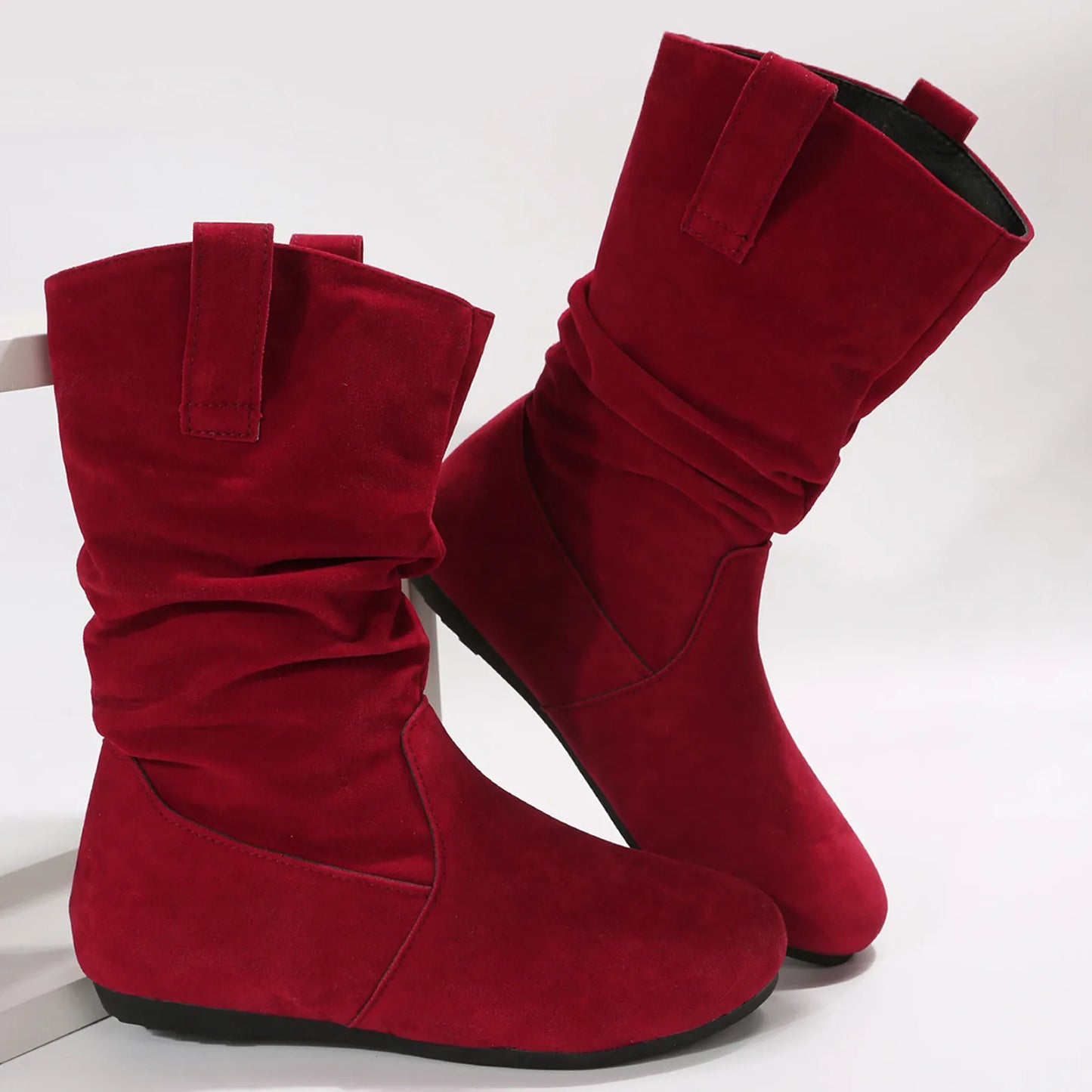 Heel Boots Mid Calf