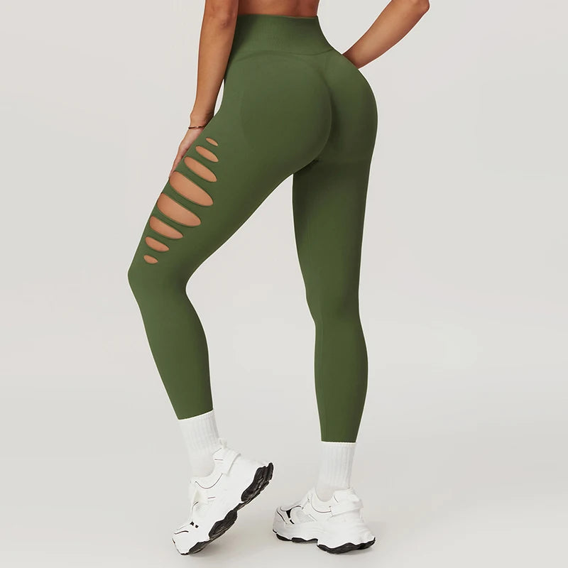 Seamless Gym Leggings Push Pants