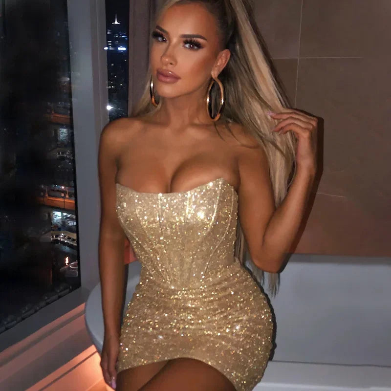 Summer Sequin Bodycon Dress