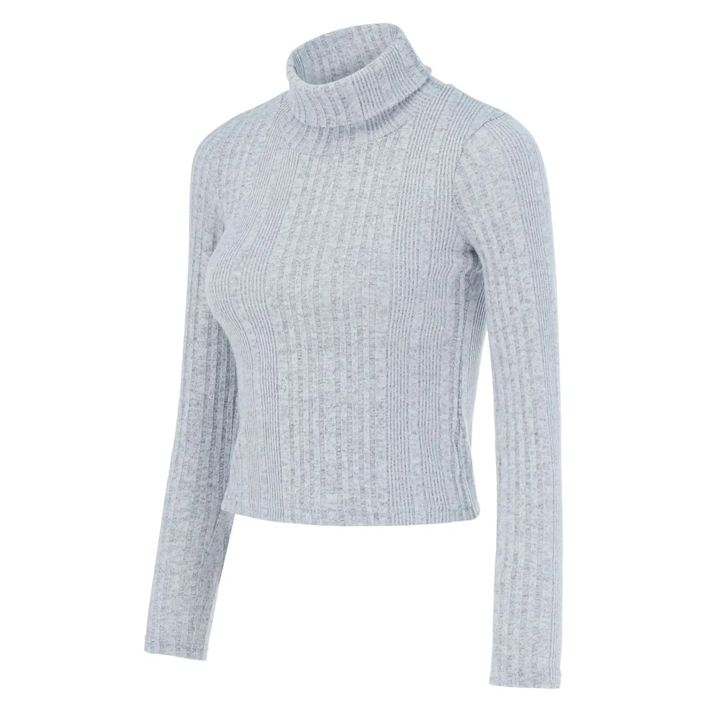 Knit Turtleneck Pullovers Sweater