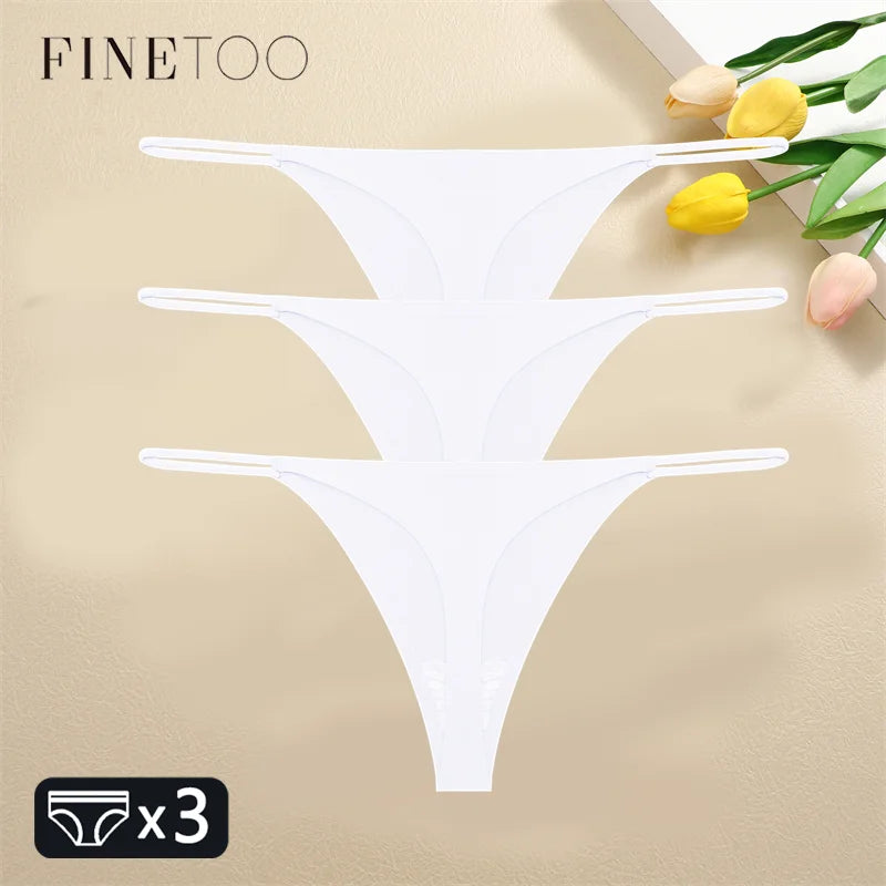 3Pcs Seamless Thongs Pants