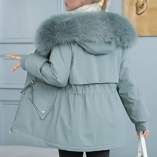 Snow Wear Medium Coat For Women