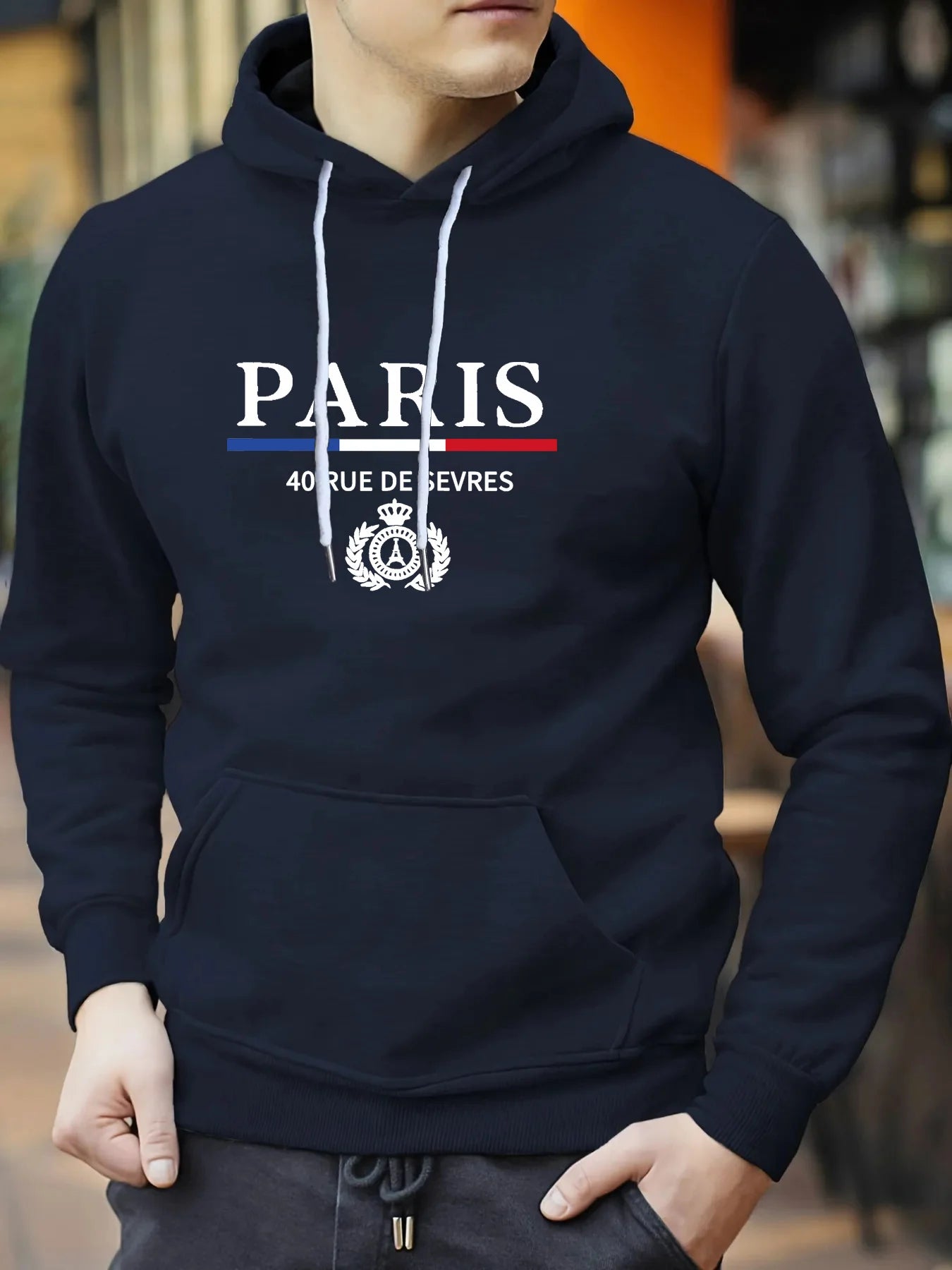 Paris Print Hoodies T-Shirt
