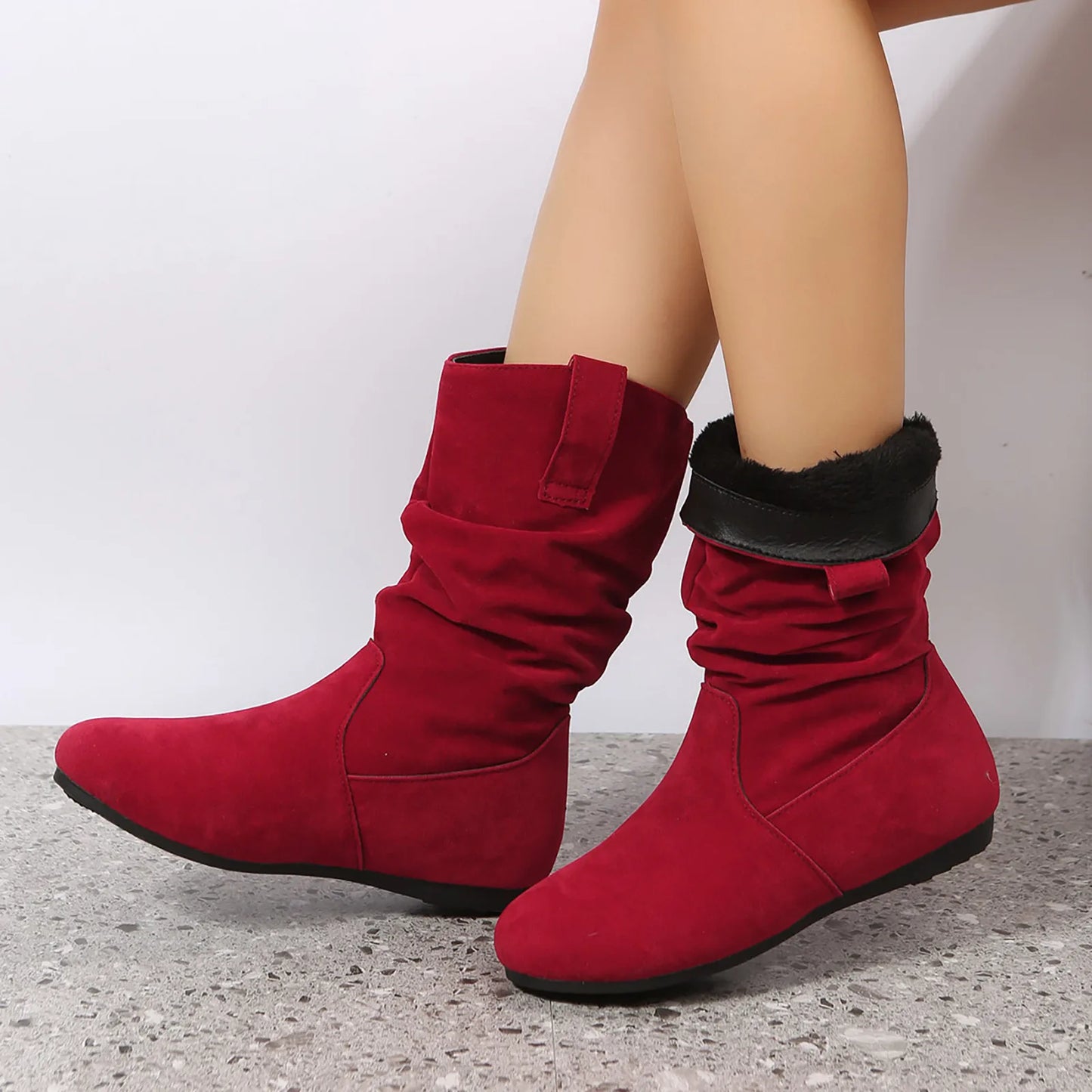 Heel Boots Mid Calf