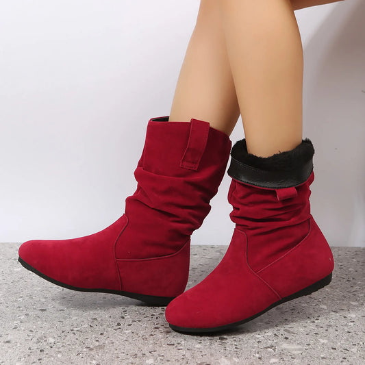 Heel Boots Mid Calf